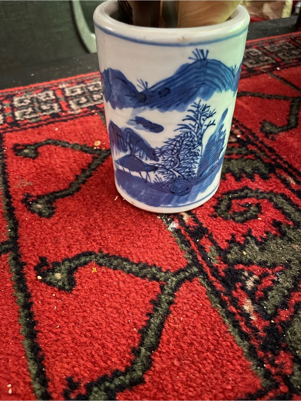 Vintage Chinese Brush Pot